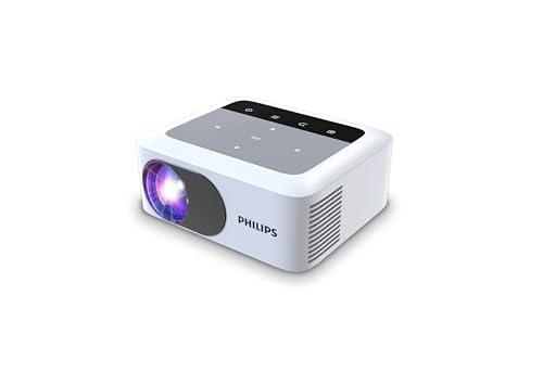 Philips NeoPix 111 – Mini proiettore True HD 720p con duplicazione schermo Wi-Fi a due bande integrato