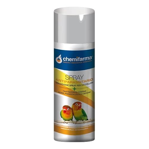 Chemifarma spray antiparassitario per uso ornitologico