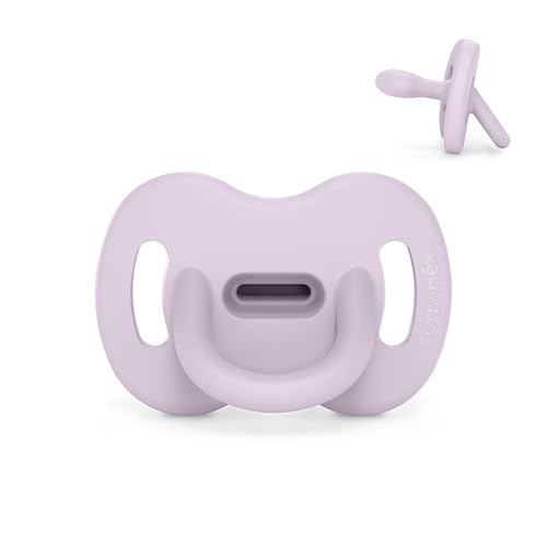Suavinex, Ciuccio Tutto in Silicone, per Bambini 6/18 Mesi e Neonati, Ciuccio con Tettarella Fisiologica Sx Pro, Super Morbido e Flessibile, Ideale per Dormire, Color Essence, Lava