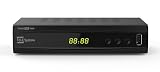 TELE System TS6822 PRO DVB-T2 HEVC Decoder Digitale Terrestre e Videoregistratore twin tuner DVB-T2 HD HDR (HDR10 / HLG) con Display e Telecomando 2 in 1 con controlli TV