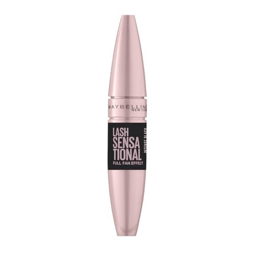 Maybelline New York Mascara Ciglia Sensazionali, Volumizzante, Effetto Ventaglio sulle Ciglia, Intense Black, 9,5 ml