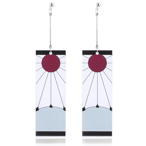 Orecchini, cosplay Orecchini, Stud Anime Fan Cosplay Prop Cartoon Acrilico Accessorio Unisex Regalo