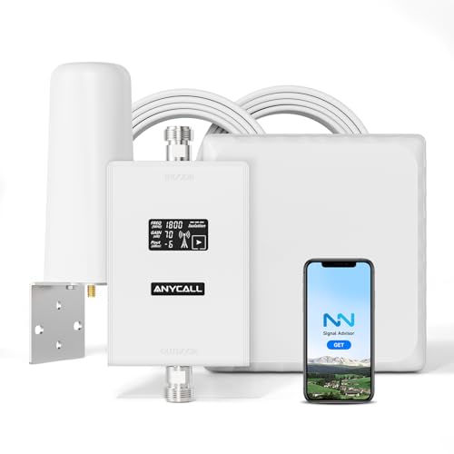 ANYCALL Amplificatore Segnale Cellulare 5G 4G LTE 3G gsm Ripetitore