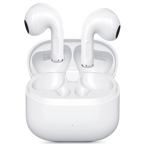 Cuffie Bluetooth, Auricolari Bluetooth 5.3 con 4 ENC Mic, 2024 Cuffiette Bluetooth In Ear HiFi Stereo, IPX7 Impermeabili Cuffie Wireless