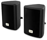 Audibax Pícolo PR-41 - Diffusori Passivi da Scaffale HiFi - Coppia di Altoparlanti Stereo a 2 Vie - Rinforzo 75W - Montaggio a Parete Incluso - Altoparlanti con Woofer da 4" - Suon