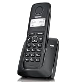 Gigaset A116 - Telefono Cordless - Durata delle batterie 12 ore di conversazione e 130 ore di standby - Fino a 50 voci