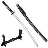 Katana Ornamentale Giapponese Ultimo Samurai Esposizione Cosplay Arredamento con Stand in Legno 104 cm