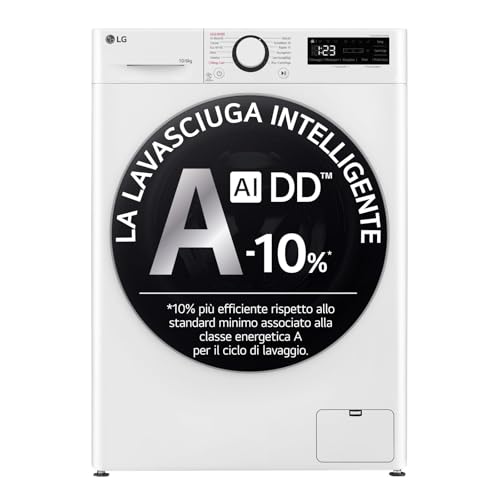 LG AI DD D4R5010TSWS Lavasciuga 10/6kg