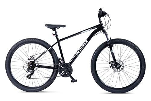 WildTrak – Bicicletta MTB, Adulto, 27.5″,21 Velocità, Gruppo Cambi Shimano – Nera