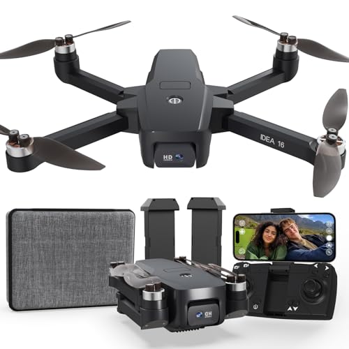 Drone con Telecamera 4K, Motore Brushless Resistenza al Vento Livello 4 Trasmissione WiFi 5G