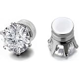 8MM Orecchini Uomo Diamante