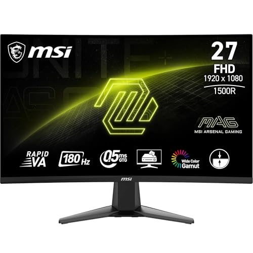 MSI MAG 27C6F Monitor Gaming Curvo 27″