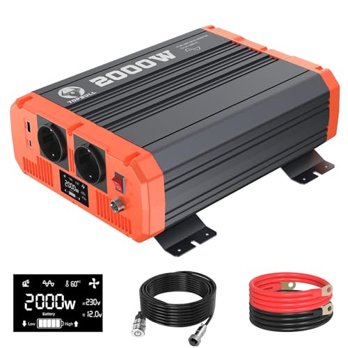 2000W/4000W Inverter 12V 220V Onda Pura