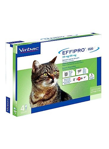 Virbac 104836022 Effipro’Duo Gatto 4Pip