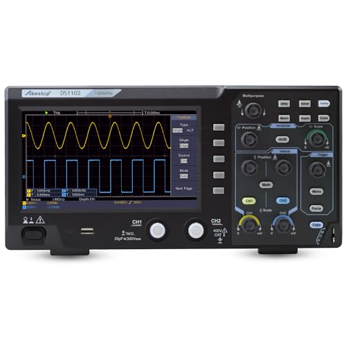 Oscilloscopio Desktop da 100 MHz DS1102