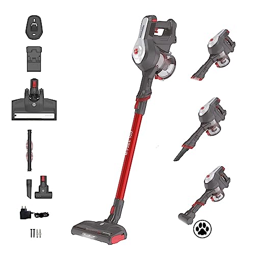 Hoover H-FREE 100 HF122GPT 011 Aspirapolvere Elettrica Senza Fili, Senza Sacco
