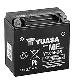 Yuasa YTX14-BS - Batteria da moto senza manutenzione