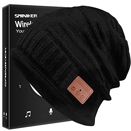 Regalo Uomo Donna Cappello Bluetooth Berretto Regalo Natale Cappello Musicale Bluetooth Lavorato a Maglia
