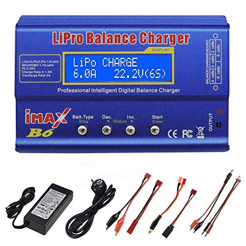 RUIZHI Lipo – Caricatore da 80 W, 6 A, professionale