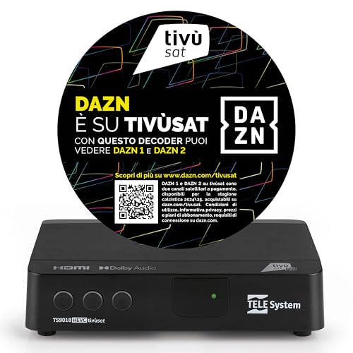 Tele System Decoder Satellitare TS9018HEVC