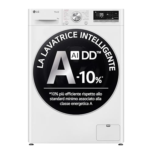 LG AI DD F4R709TAIDD Lavatrice Classe A -10%, Carica Frontale Serie R7